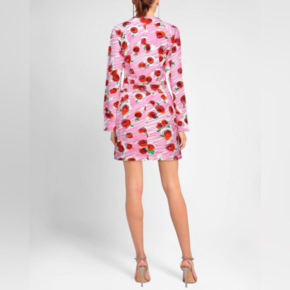 MOSCHINO PINK ROSE DRESS - Picture 4 of 7